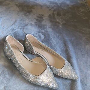 Elegant Silver Women's Flats